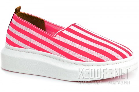 Летняя обувь Las Espadrillas Freerun 037-2015-78 Розовая полоска - фото (Артикул: 037-2015-78)