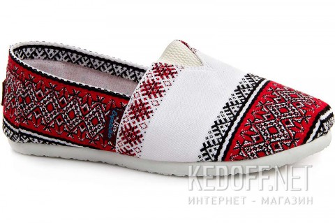 Летняя обувь Las Espadrillas Vyshyvanka 3015-36 Made in Ukraine - фото (Артикул: 3015-36)