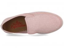 Жіночі мокасини Las Espadrillas Rosa FV0582-34 Made in Spain - фото 4