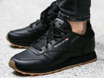 Кроссовки Reebok Classic Leather - Black 49804 - фото 7