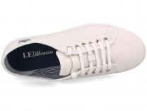 Белые кеды Las Espadrillas All White 6099-1313 - фото 4