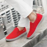 Мужские слипоны Las Espadrillas Eco Soft 6088-4737 Red