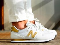 Женские кроссовки New Balance GW500WG  (золотистий/белый) - фото 6