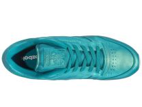 Женские кроссовки Reebok Cl Lthr Pearlized Bd5212    (зеленый) - фото 4