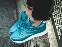 Женские кроссовки Reebok Cl Lthr Pearlized Bd5212    (зеленый) - фото 7