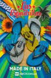 Вьетнамки Las Espadrillas Райдер F6574-2127 Made in Italy унисекс    (чёрный/жёлтый) - фото 4