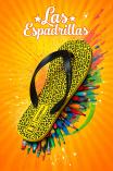 Вьетнамки Las Espadrillas Райдер F6574-2127 Made in Italy унисекс    (чёрный/жёлтый) - фото 3