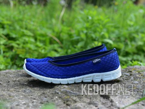 Балетки Las Espadrillas Electric 32636-42 синяя сетка - фото (Артикул: 32636-42)