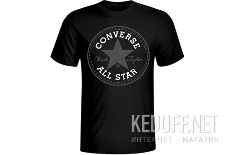 Футболка Converse 123-105 Черный цвет - фото (Артикул: 123-105)