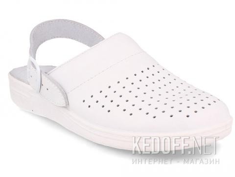 Кожаная докторская обувь Forester Sanitar 0404-13 White - фото (Артикул: 0404-13)
