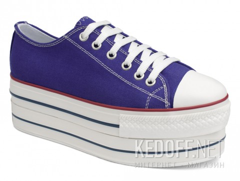 Женская текстильная обувь Las Espadrillas 6408-24    (фиолетовый)