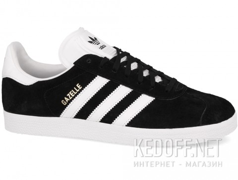 Мужские комфорт Adidas Originals Gazelle BB5476    (чёрный) - фото (Артикул: BB5476)