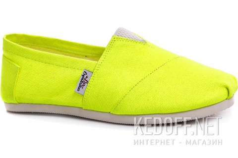 Летняя обувь Las Espadrillas Electric Yellow 3015-17 Яркосалатовые - фото (Артикул: 3015-17)