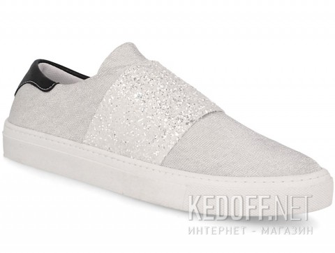 Сліпони Las Espadrillas 5790-14 (срібний/білий) - фото (Артикул: 5790-14)